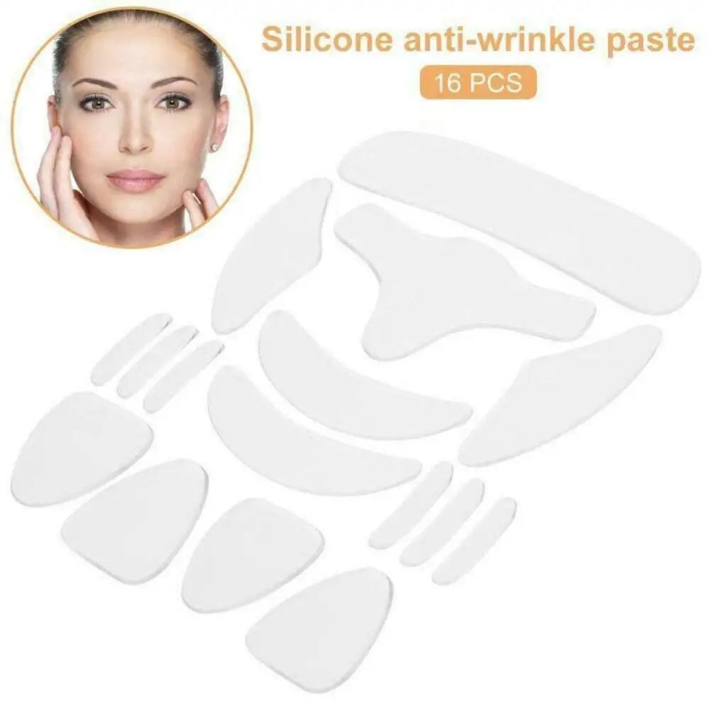 Reusable Silicone Anti-Wrinkle Face Patch Set – Face, Neck, Forehead, Eye & Chest Pads Peaceful Pleasures Health and Wellness