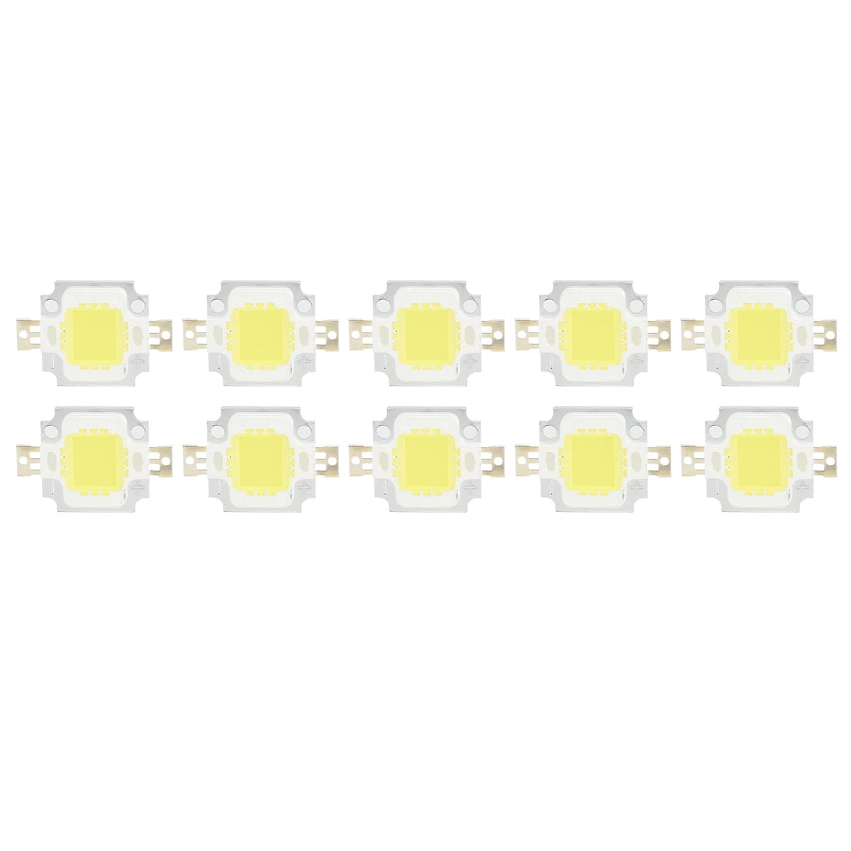 COB Chip Plant Growing Lamps Outdoor Deck Lights LED Chip Bulbs Pure White Light 10W /6500K 12V/700mA for DIY Lamp Accessories Peaceful Pleasures Health and Wellness