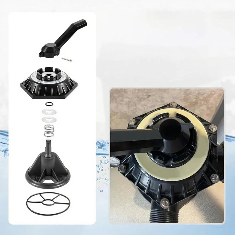 Diverter Gasket Kit for Pentair 272512 Hi-Flow 6-Way Multiport Valve