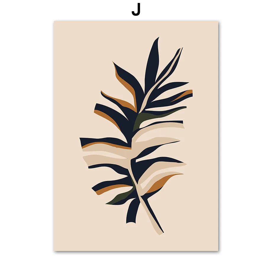 Boho Geometry Giraffe Lion Leopard Plant Leaf Wall Art Canvas Painting Nordic Posters And Prints Pictures For Living Room Dec Peaceful Pleasures Health and Wellness J 30x40cm Unframed