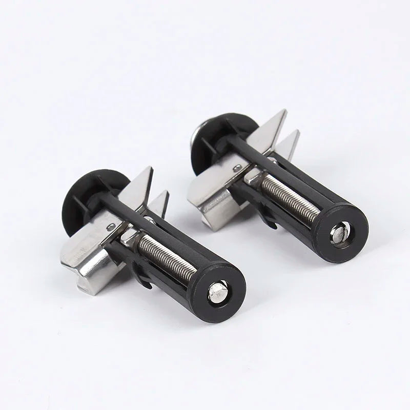 304 Stainless Steel Toilet Seat Hinge Bolts & PP Nuts – 2 Pack