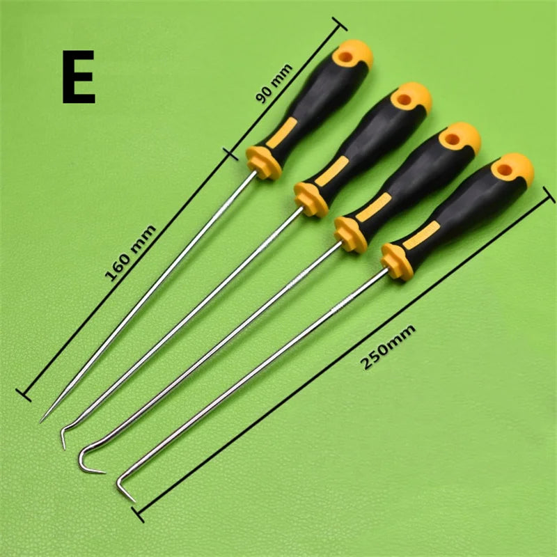 4-Piece Car O-Ring Oil Seal Pick & Hook Removal Tool Set Peaceful Pleasures Health and Wellness E