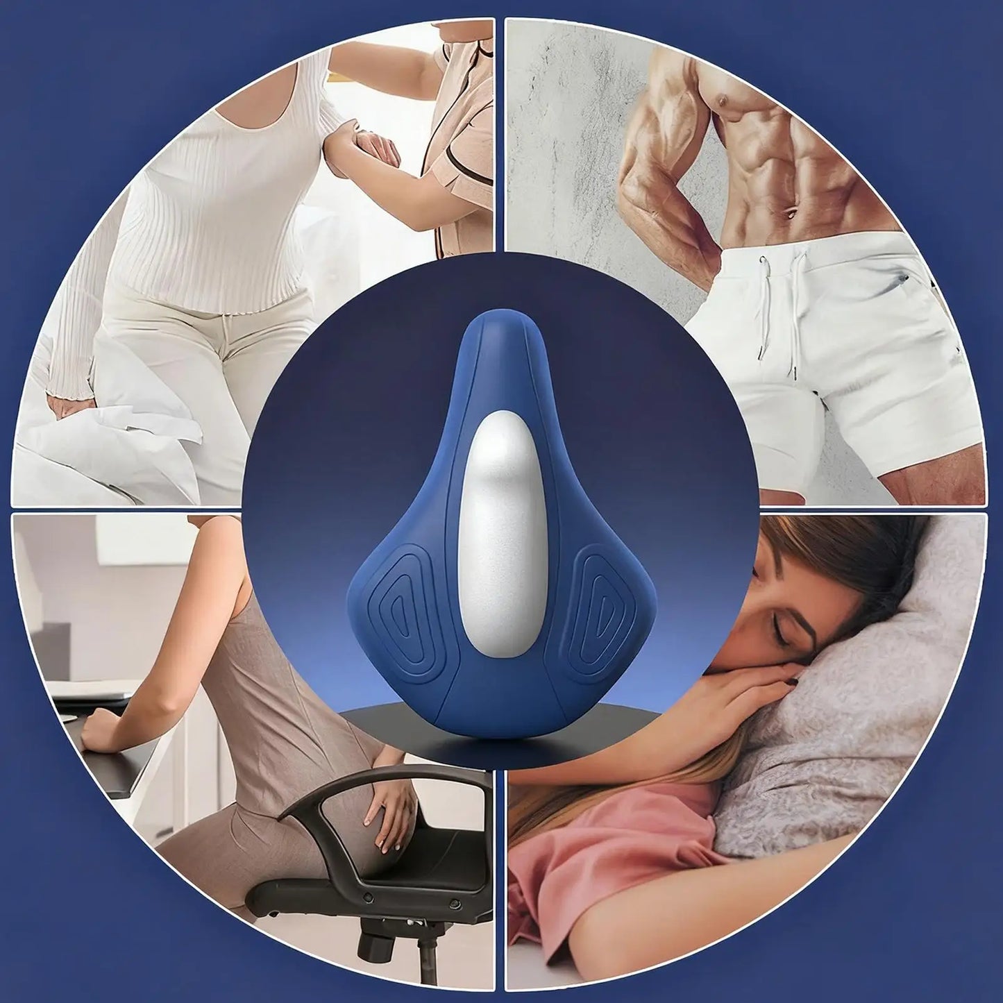 Pelvic Floor Muscle Trainer | 4-Mode Electric Massage Cushion