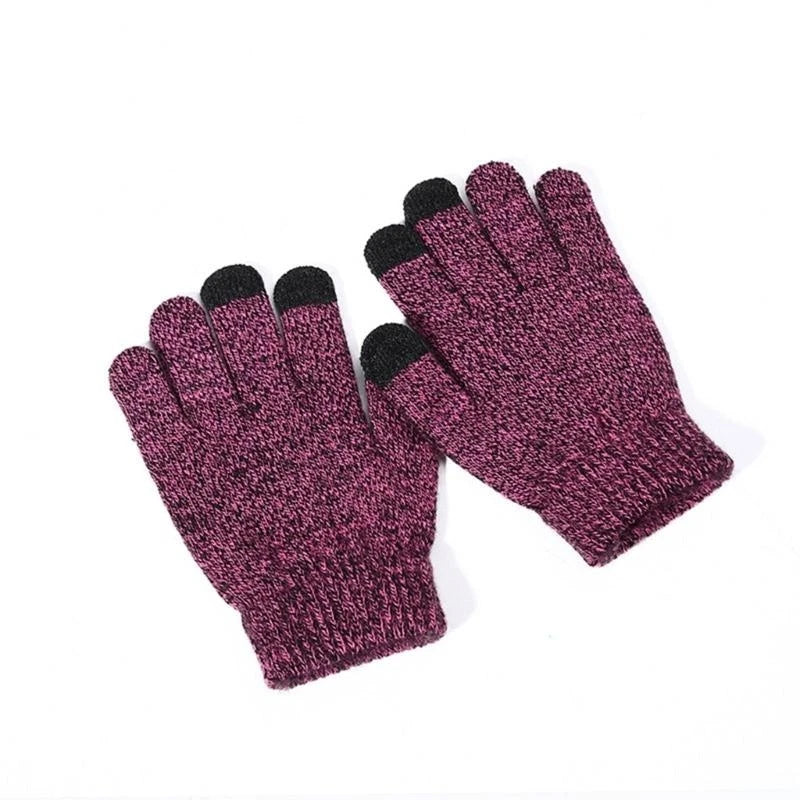 Kids Touchscreen Knitted Gloves – Soft, Warm & Comfortable