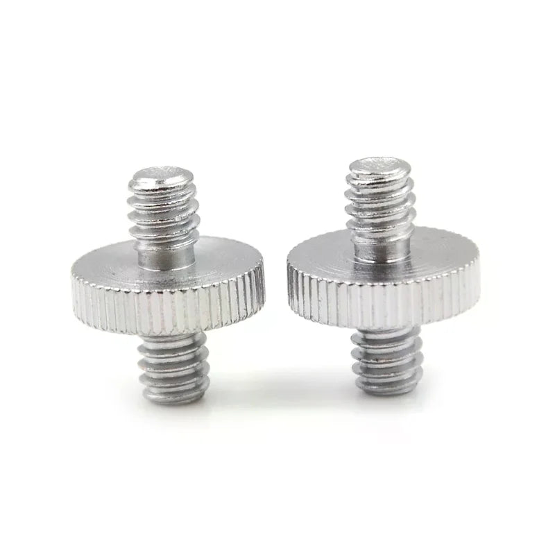 1/4-20 Male to Male Screw Adapter for Camera & Tripod – 2 Pack