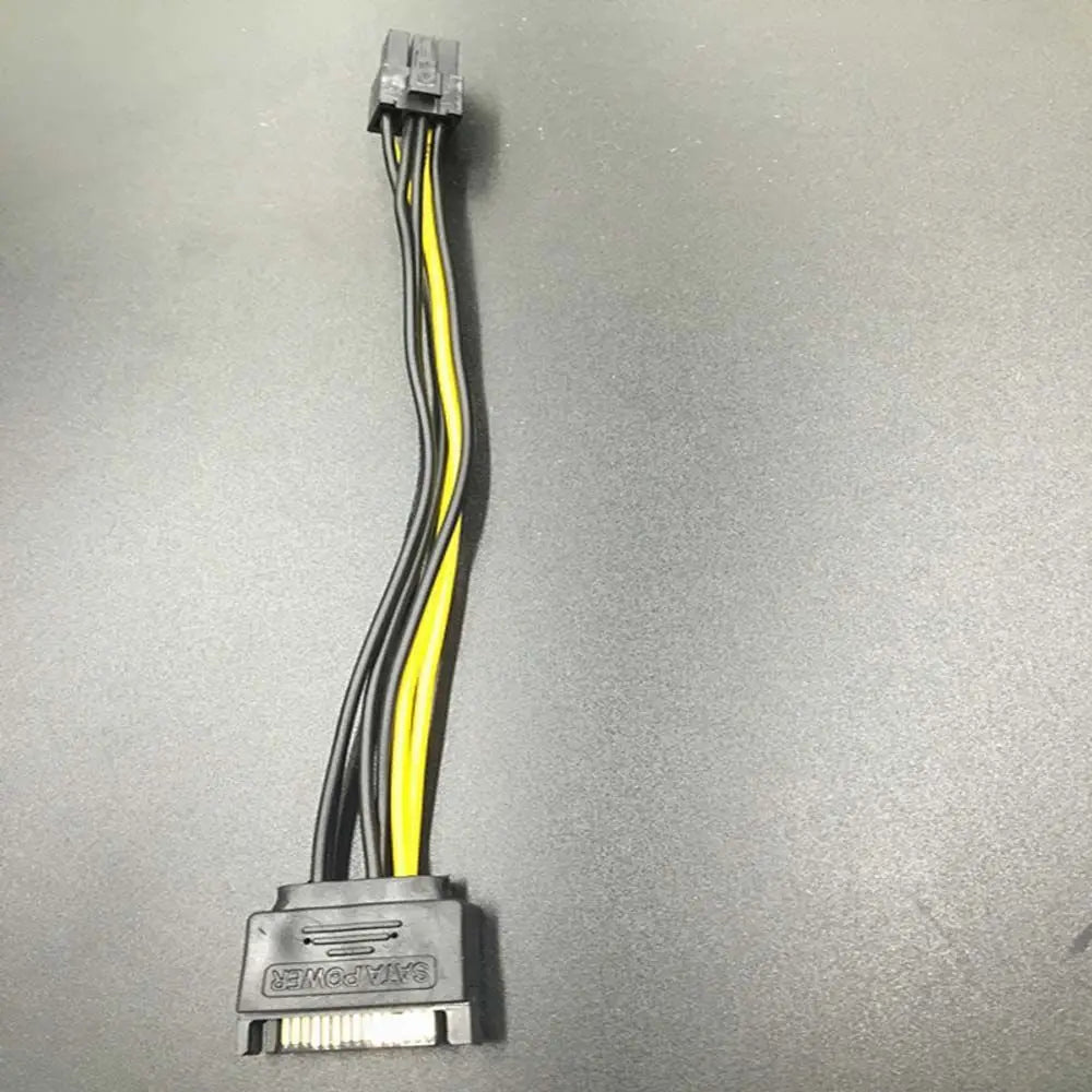 6 Pin Male to Female Power Splitter Cable Graphics Power Cord SATA Power Cable Video Card Power Cable SATA Adapter Cable Peaceful Pleasures Health and Wellness