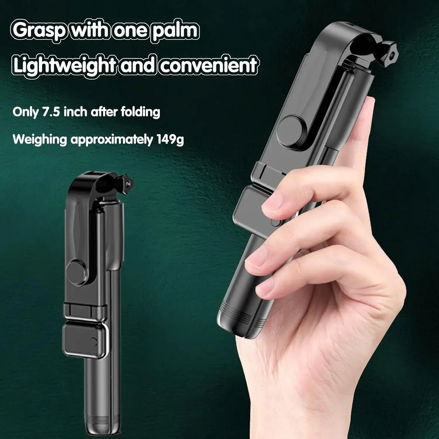 Extendable Selfie Stick Tripod with Phone Tripod for Group Selfies Live Streaming Video Recording Compatible with All Cellphones Peaceful Pleasures Health and Wellness