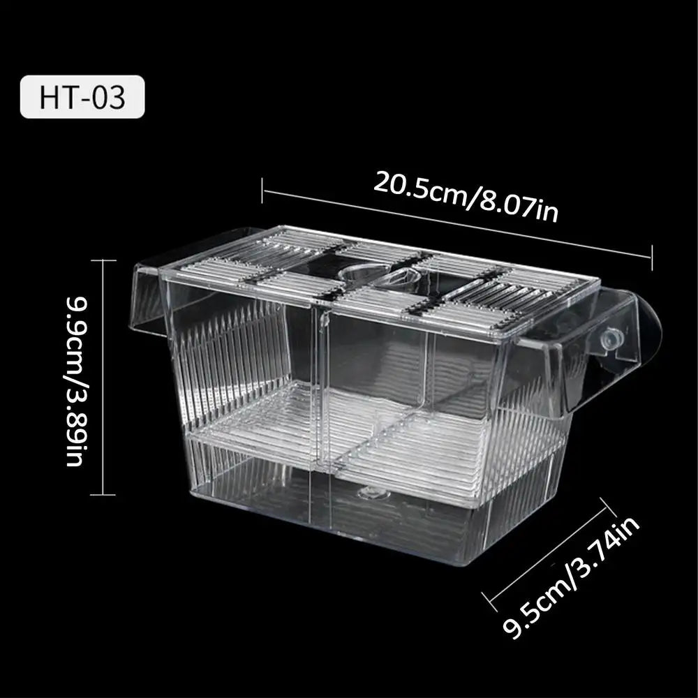 Fish Breeder Box – Clear Acrylic Betta & Fry Isolation Tank