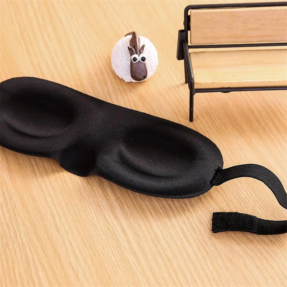 3D Sleep Mask – Soft Memory Foam Travel Eye Mask & Blindfold
