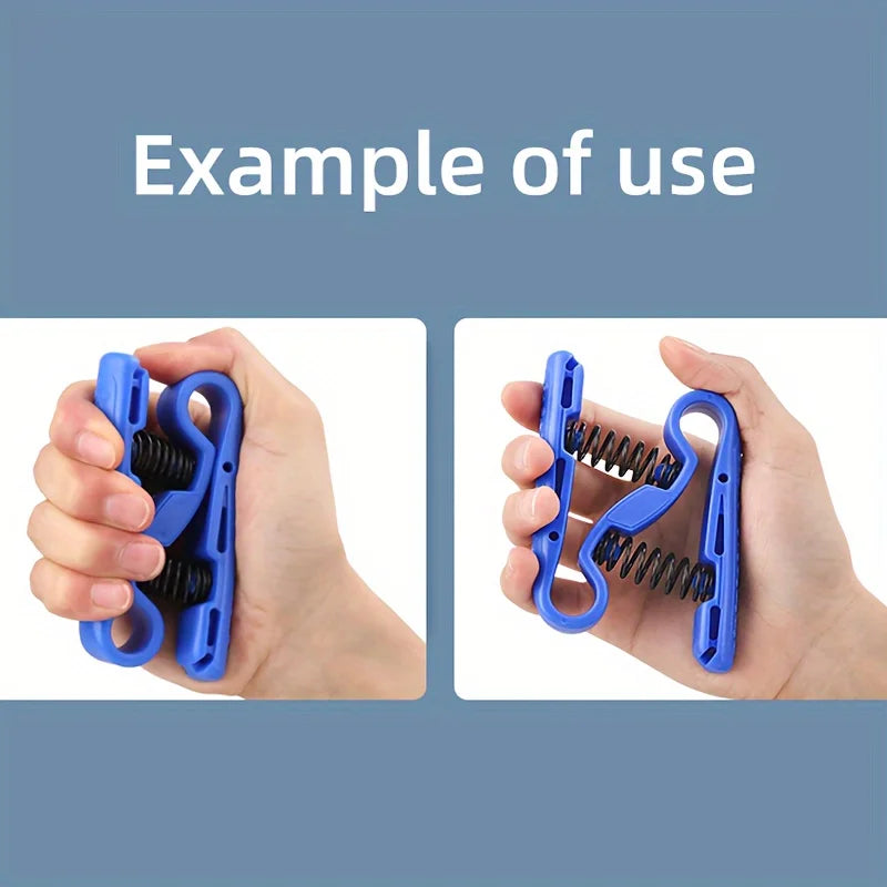 Z-Shaped Elastic Hand Shaped Steel Spring Finger Strength Device Finger Grip Ring Finger Strength Training Device Exercise Peaceful Pleasures Health and Wellness