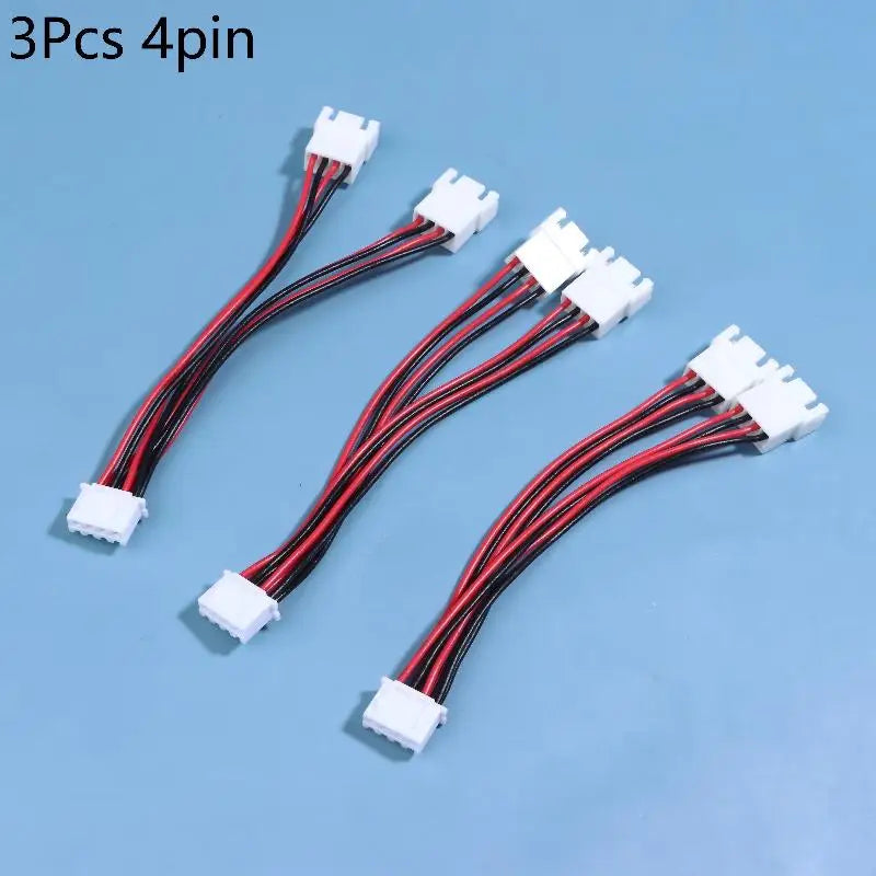 3Pcs/pack XH2.54MM Y-Splitter Cable Male To 2 Female Connector 26AWG Power Extension Cord 2/3/4/5/6 Pin Splitter Cable Adapter Peaceful Pleasures Health and Wellness A3 3Pcs