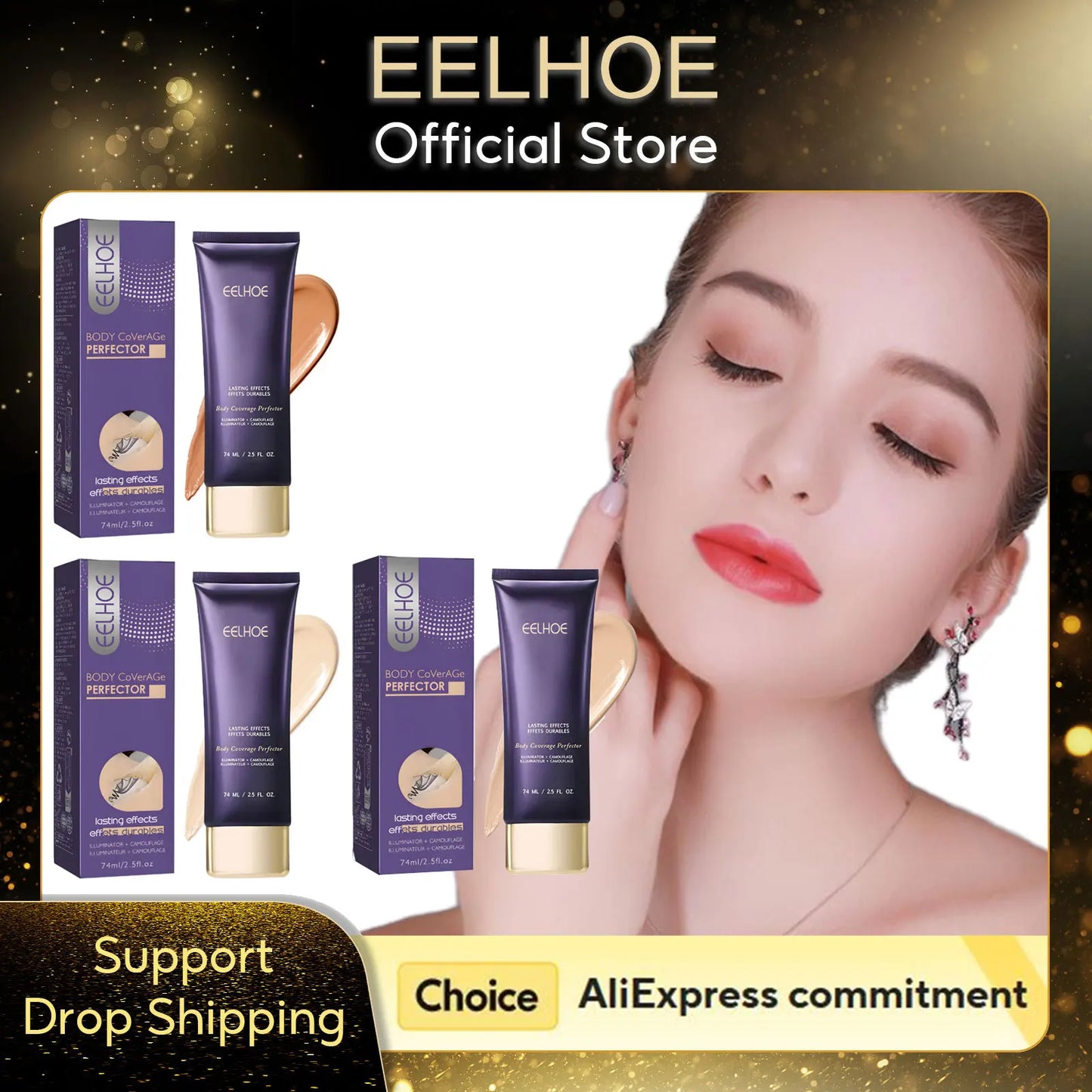 EELHOE Body Concealer Full Coverage Waterproof 74ml