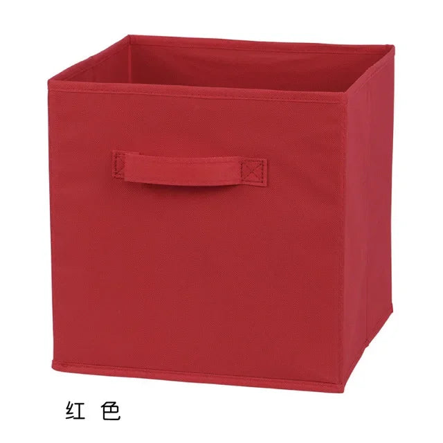 Non Woven Fabric Storage Box Home Supplies Clothing Underwear Storage Box,Kid Toy Storage Organizer Cabinet Drawer Organization Peaceful Pleasures Health and Wellness Red