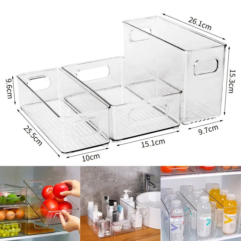 Transparent Refrigerator Storage Box Vegetable Fruit Organizer Fridge Clear Container for Kitchen Food Drinks Storage 2030 Peaceful Pleasures Health and Wellness