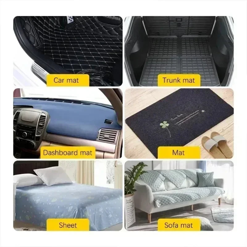 Auto Adhesive Velcros Tape Household Floor Mats Sewing Self-adhesive. With Anti Slip Grip Tape Stickers Hook-and-loop Fastener Peaceful Pleasures Health and Wellness