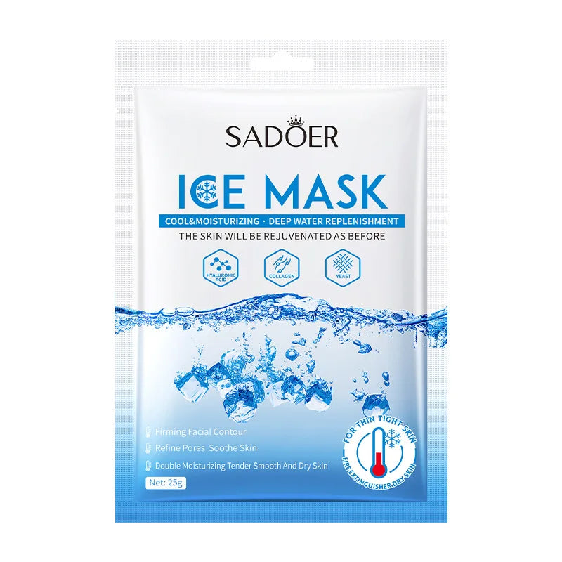 SADOER Ice Face Sheet Masks 5pc | Hydrating & Brightening