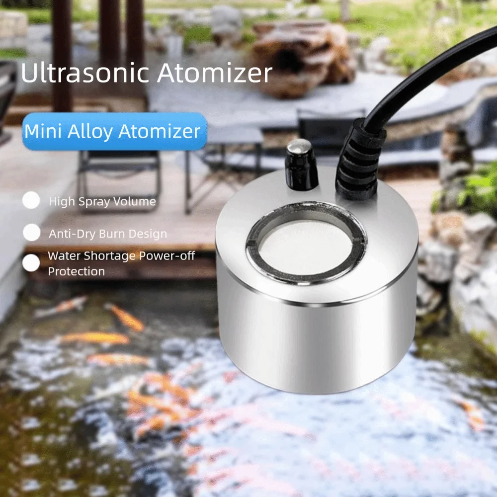 Ultrasonic LED Mist Maker Fogger – Pond & Garden Atomizer