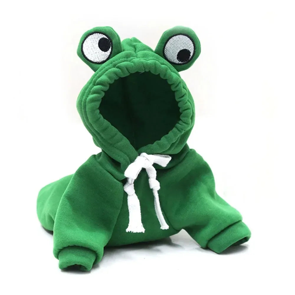 Dogs Clothes Luxury Apparels Accessories Apparel Home Dog´s Sweater Pet Clothing Puppy Frogs Cute Hoodie Outfit Suit Jumper Peaceful Pleasures Health and Wellness