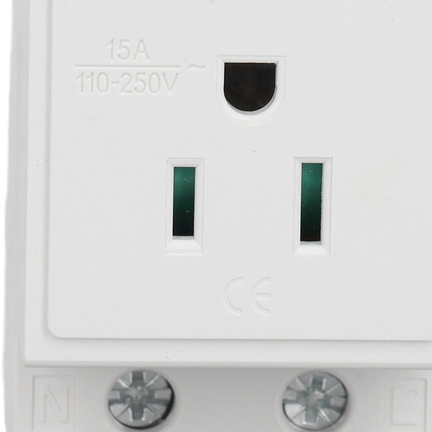 AC Socket DIN Rail Socket Built in Protective Contact Contact Outlet for Distribution Panel Modular Socket Power Socket Peaceful Pleasures Health and Wellness