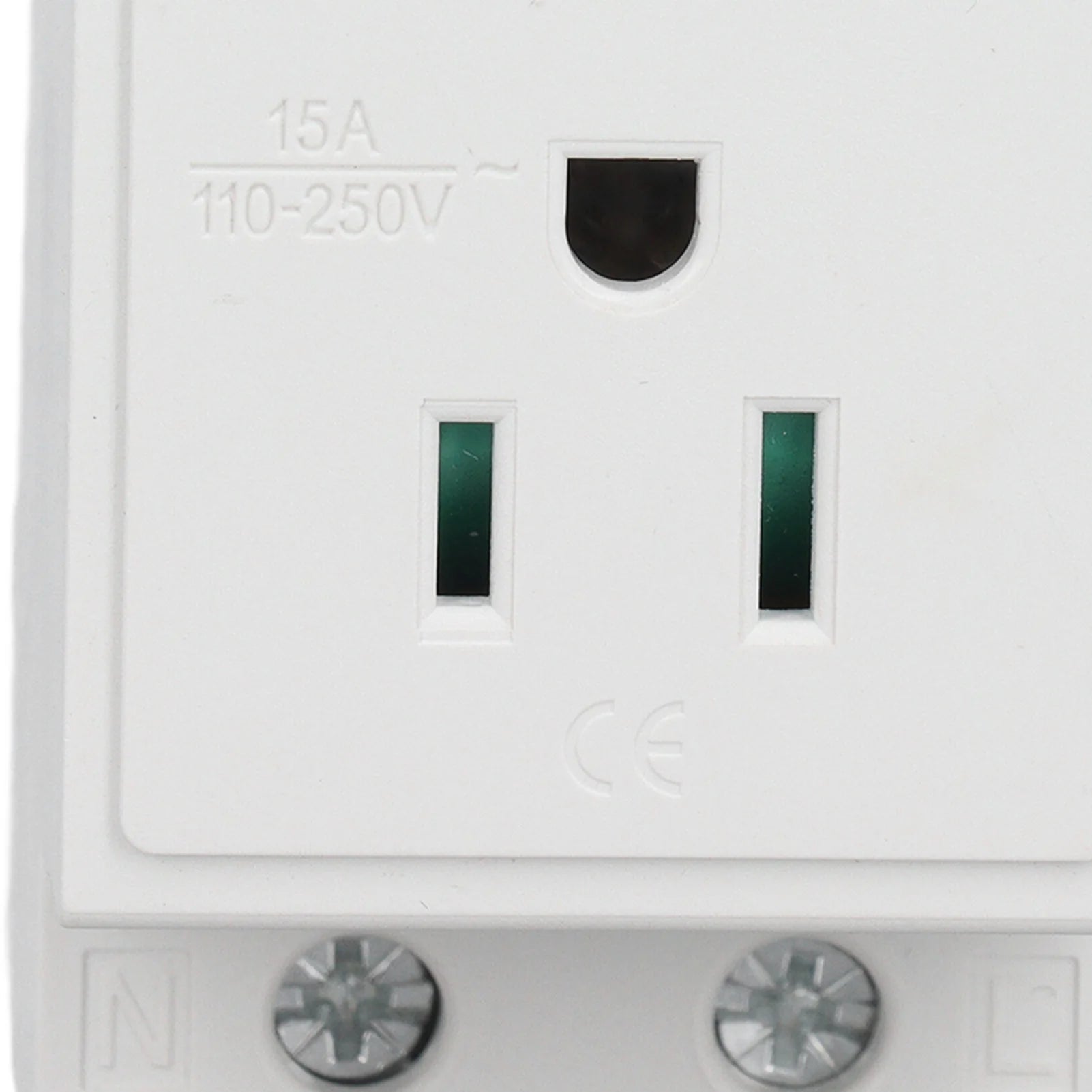 AC Socket DIN Rail Socket Built in Protective Contact Contact Outlet for Distribution Panel Modular Socket Power Socket Peaceful Pleasures Health and Wellness
