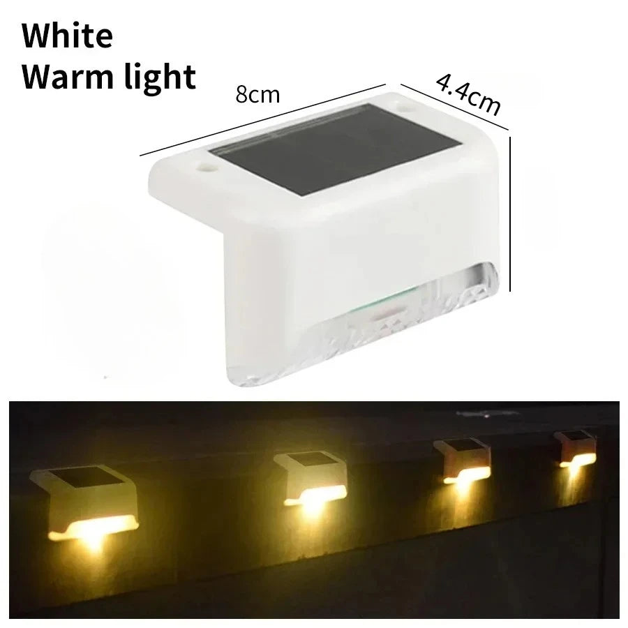 Solar LED Stair & Fence Lights | IP65 Waterproof Garden Lights