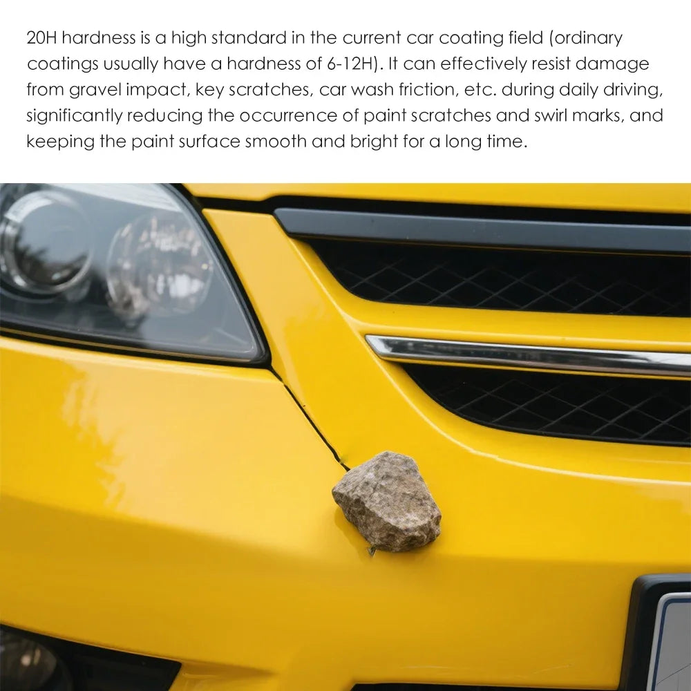 Graphene Ceramic Coating 20H with Self Healing and UV Track Technology Car Detailing Professionals 10+ Years of Protection Peaceful Pleasures Health and Wellness