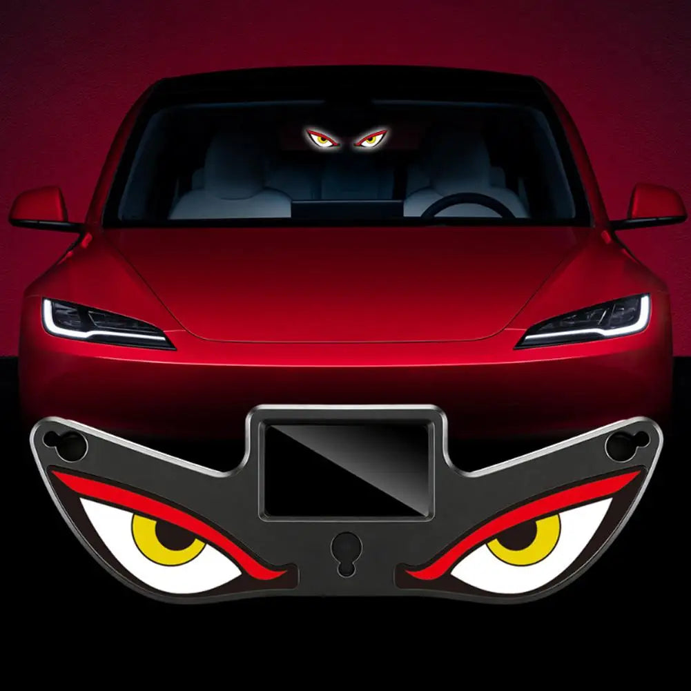 Solar Demon Eye Car LED Light – Blinking Atmosphere Lamp