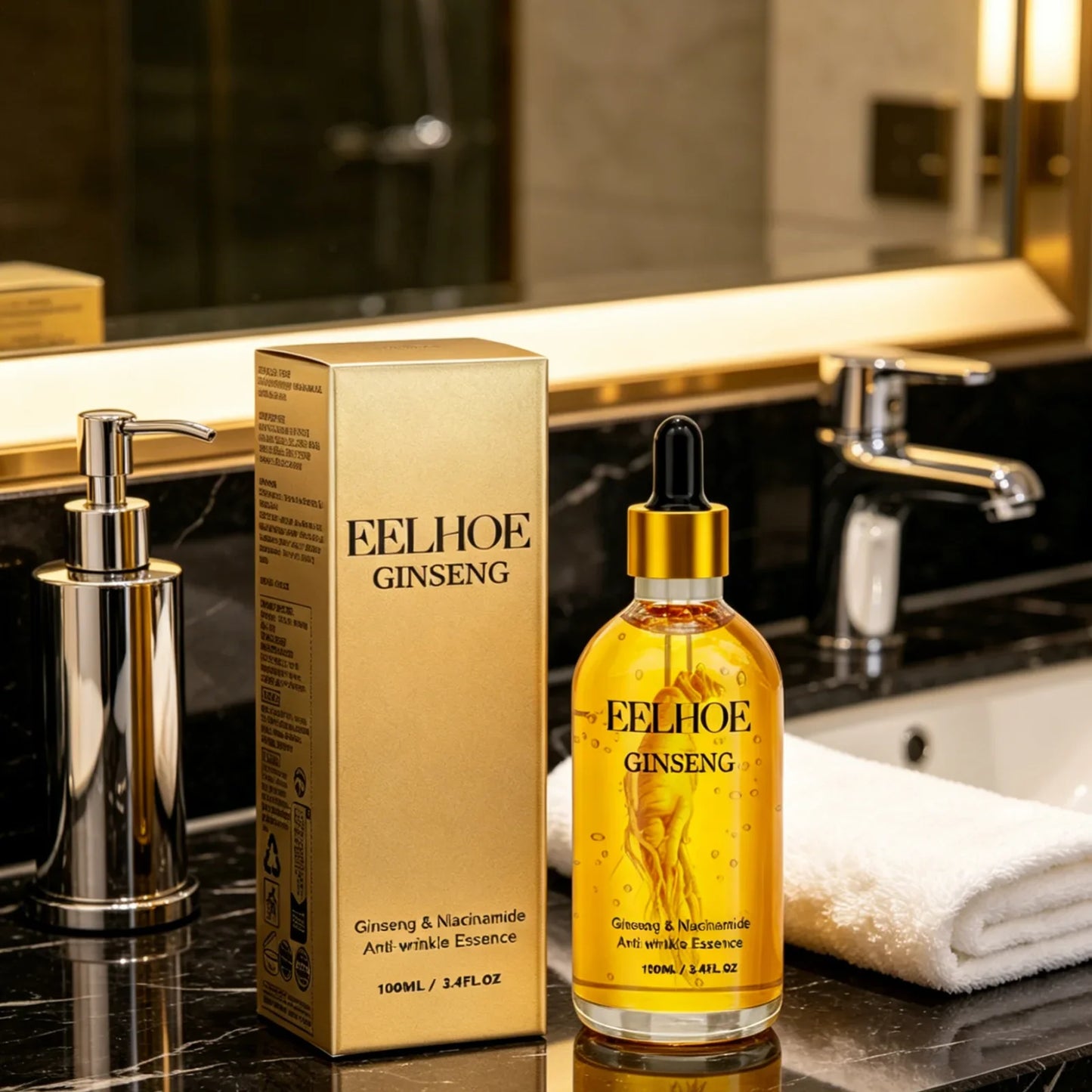 EELHOE Anti-Wrinkle Face Serum – Niacinamide & Ginseng