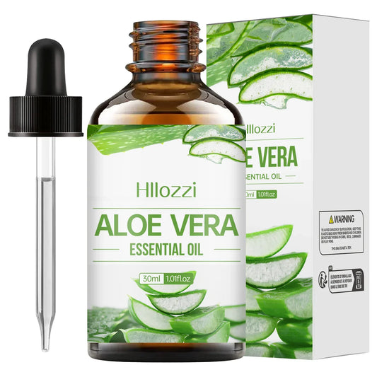 Hllozzi Aloe Vera Essential Oil – Face, Hair, Body & Aromatherapy Aloe Vera Essential Oil Oasis Select Aloe Vera 30ml