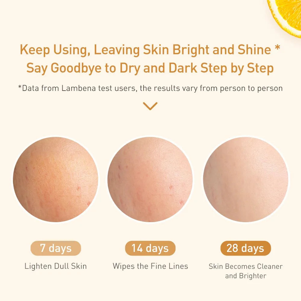 LANBENA Vitamin C Serum For Face Cream Whitening Moisturizing Freckles Remover Fades Spots Skin Care 15ml Peaceful Pleasures Health and Wellness