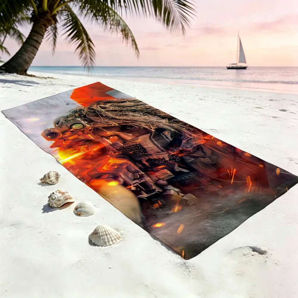 Battlefield 6 Quick Dry Beach Towel | Travel, Gym & Camping