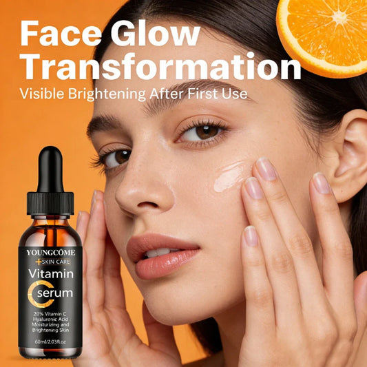 Vitamin C Serum with Hyaluronic Acid – Glow & Firm Skin Face Serum Oasis Select