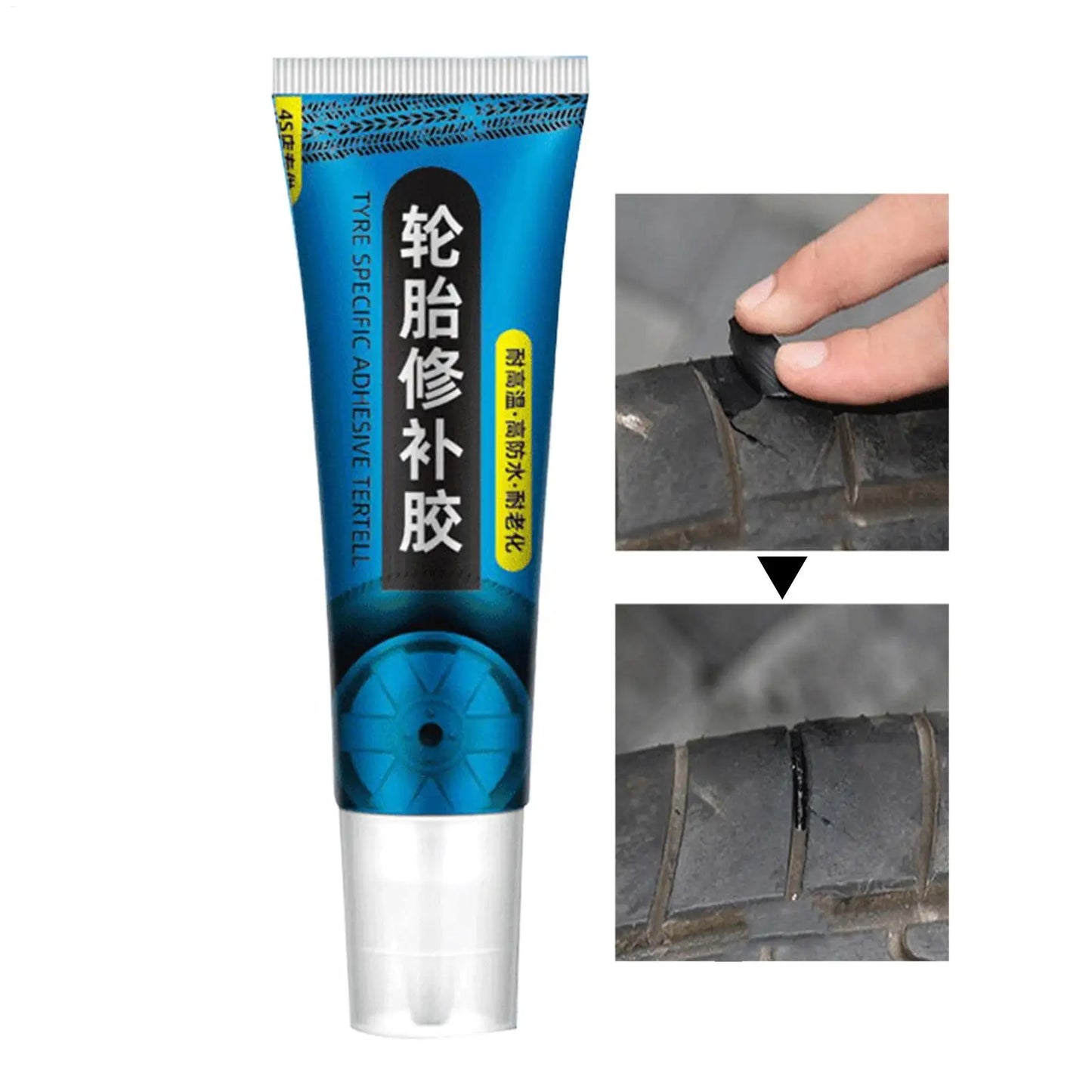 60ml Tire Repair Glue – High-Temp Sidewall Sealant Kit