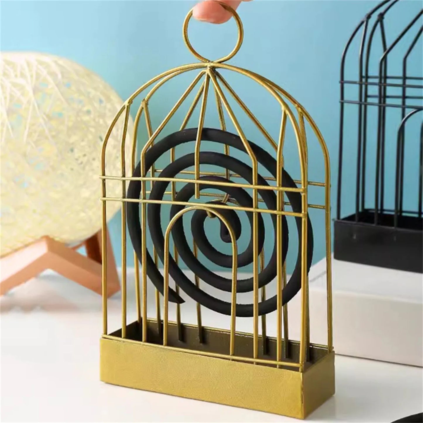 Summer Outdoor Camping Mosquito Coil Holder Tray Portable Hotel Insect Repellent Rack Hanging Bracket Tray Home Camping Supply Peaceful Pleasures Health and Wellness