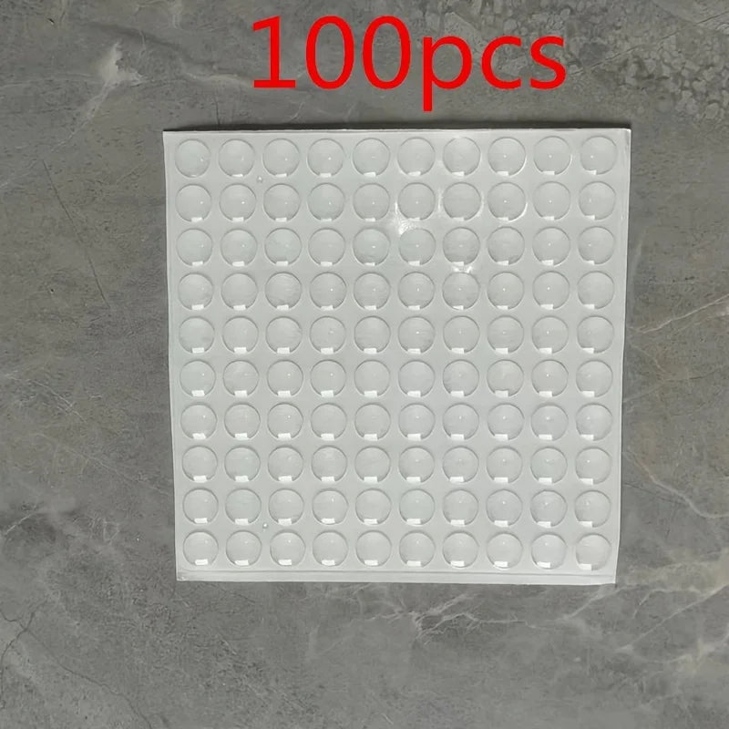 Silicone Anti-Slip Bumper Pads for Cabinets & Drawers | 50/100 Pcs