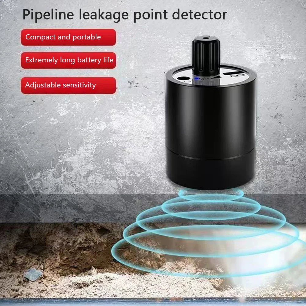 Portable Underground Pipe Leak Detector Kit | Type-C Rechargeable