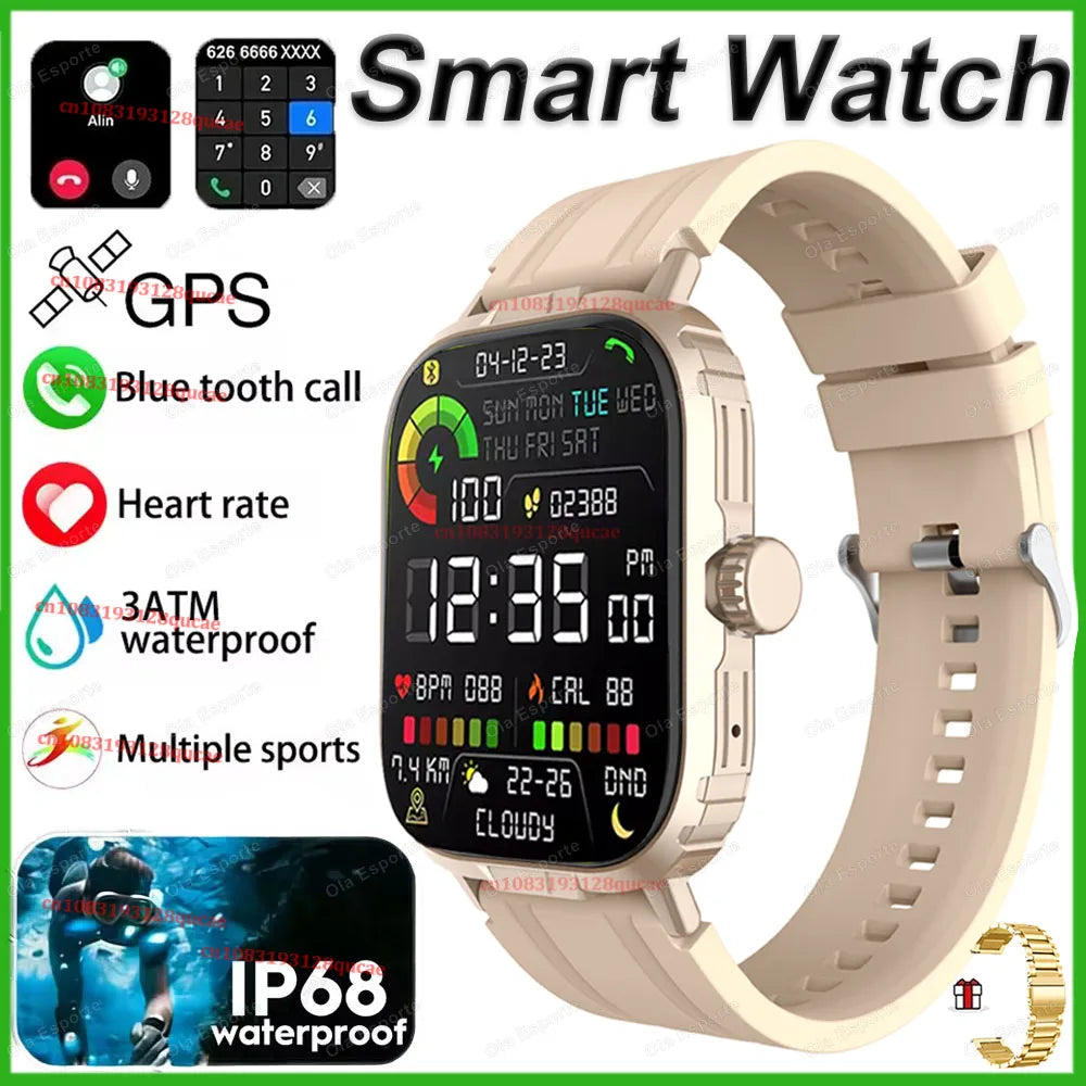 Military GPS Smartwatch IP68 Outdoor Sports Tracker Bluetooth
