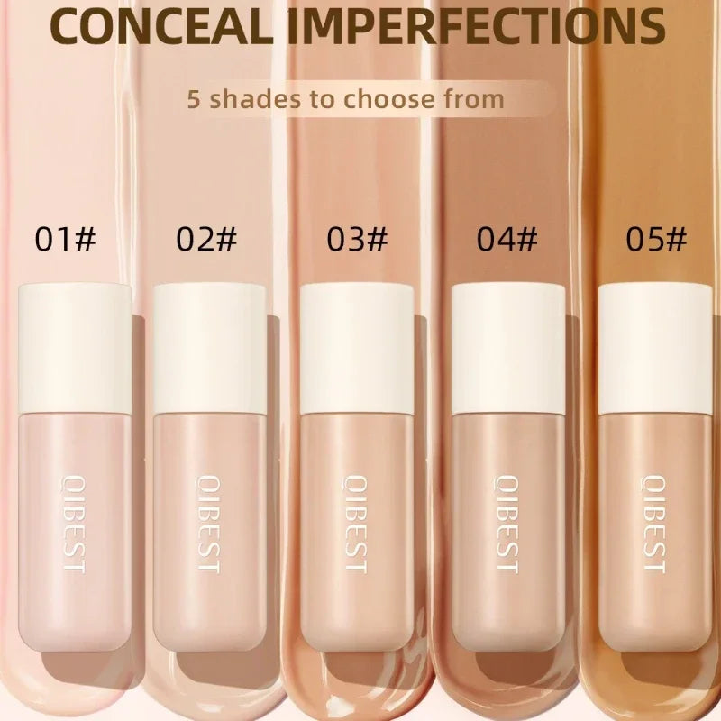 6-Shade Full Coverage Liquid Foundation Concealer BB Cream