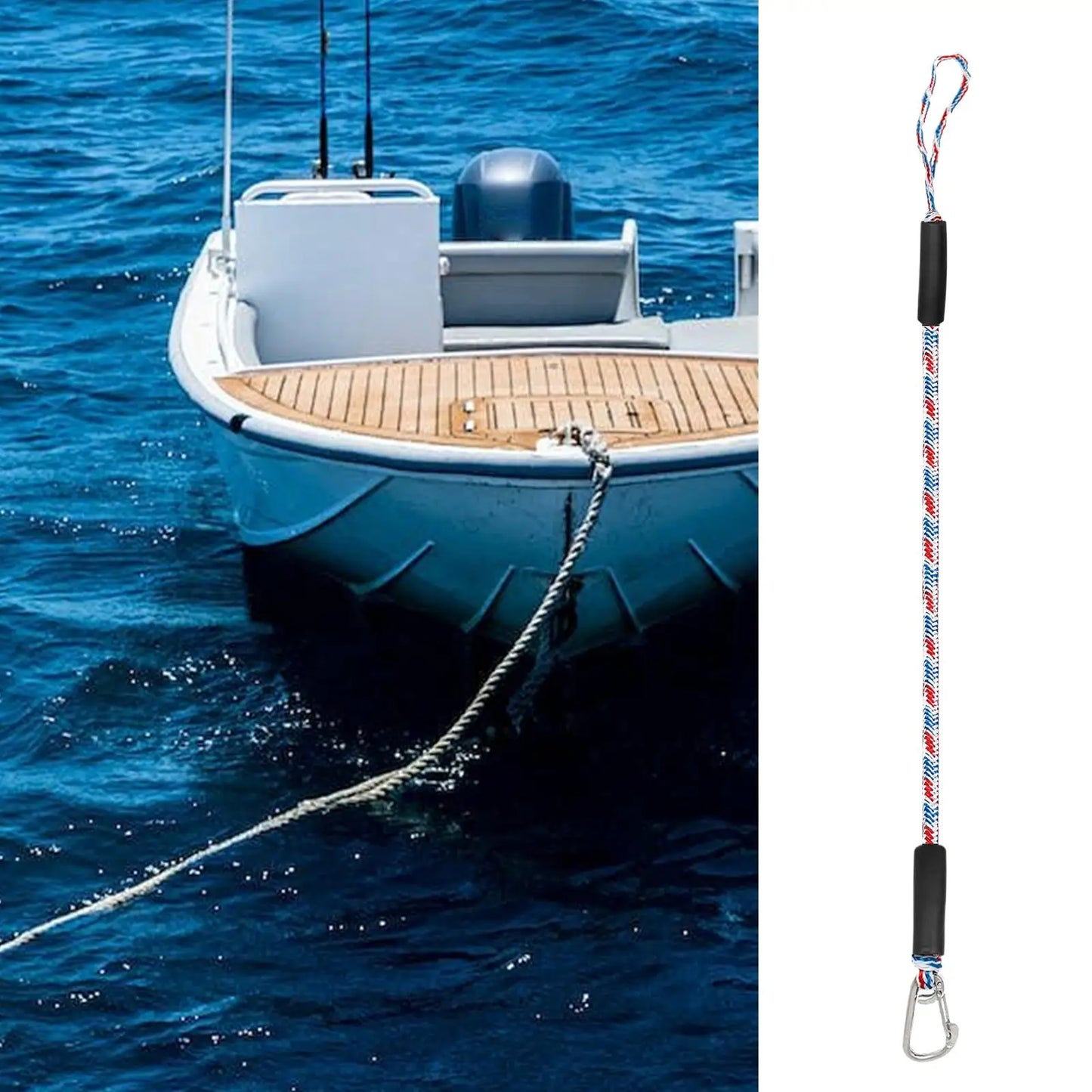 Boat Rope 3.94-5.58 Feet Heavy Duty Outdoor Supplies Water Skiing Ski Ropes For River Beach Sea Snow Swimming Snorkeling Peaceful Pleasures Health and Wellness