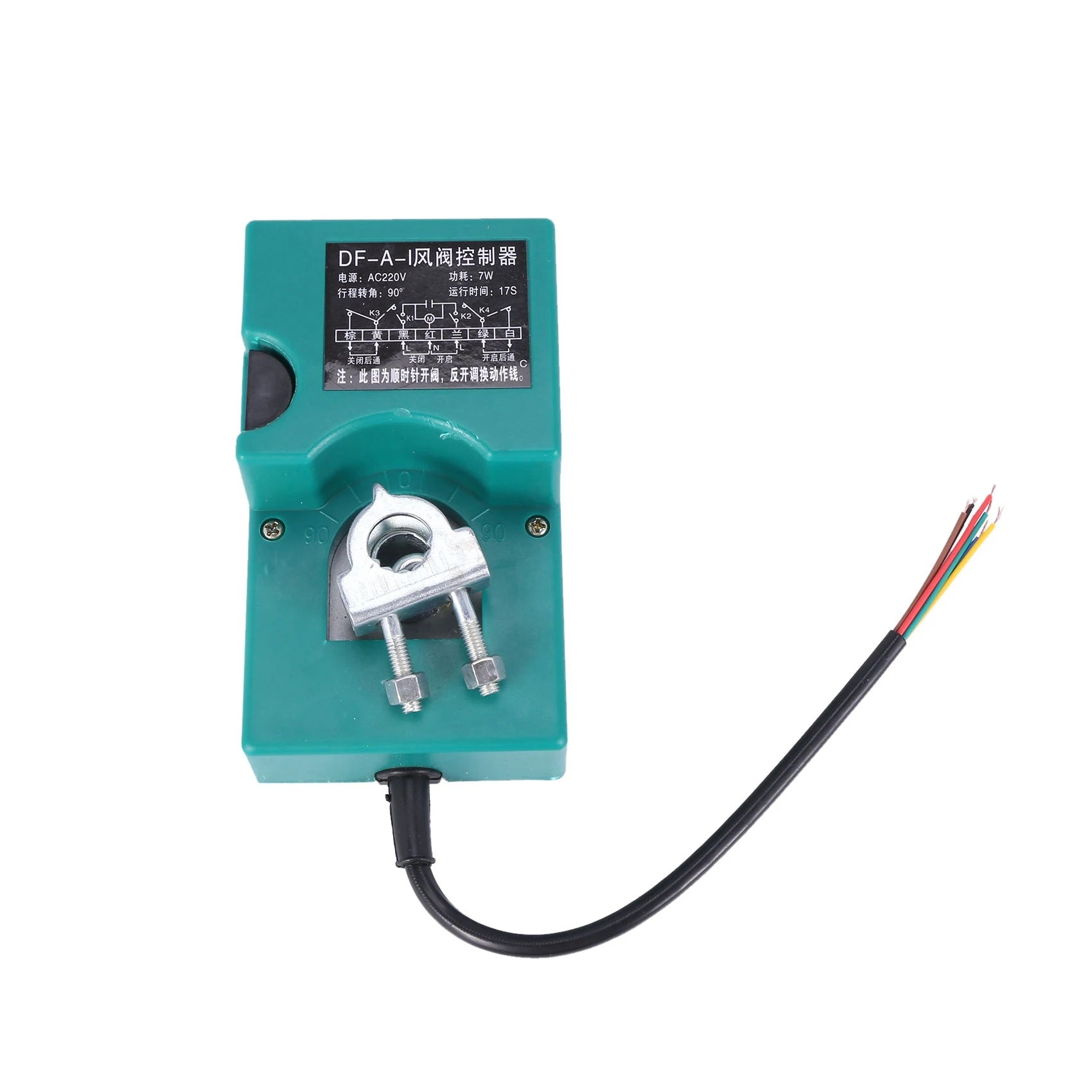 A36T-2X DF-A-I Damper Controller Electric Manual Actuator AC220V Air Valve Damper Actuator Switch For Ventilation Pipe Valve Peaceful Pleasures Health and Wellness