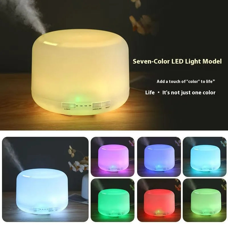 500ml Aroma Diffuser & Humidifier with Colorful Night Light