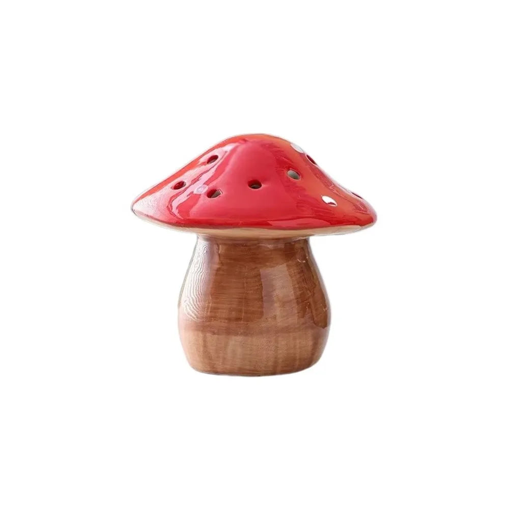 Ceramic Mushroom Night Light | Soft Glow Decorative Lamp