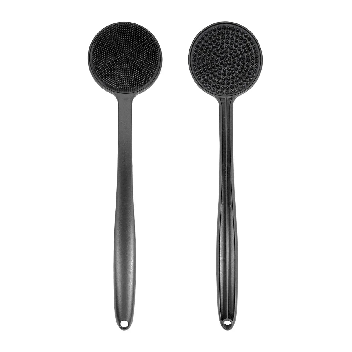 Long Handle Bath Brush & Scalp Massage Brush Set – 2-Piece