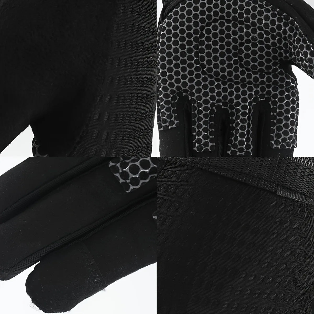 Half Finger Fitness Gloves – Breathable Knit for Men & Women