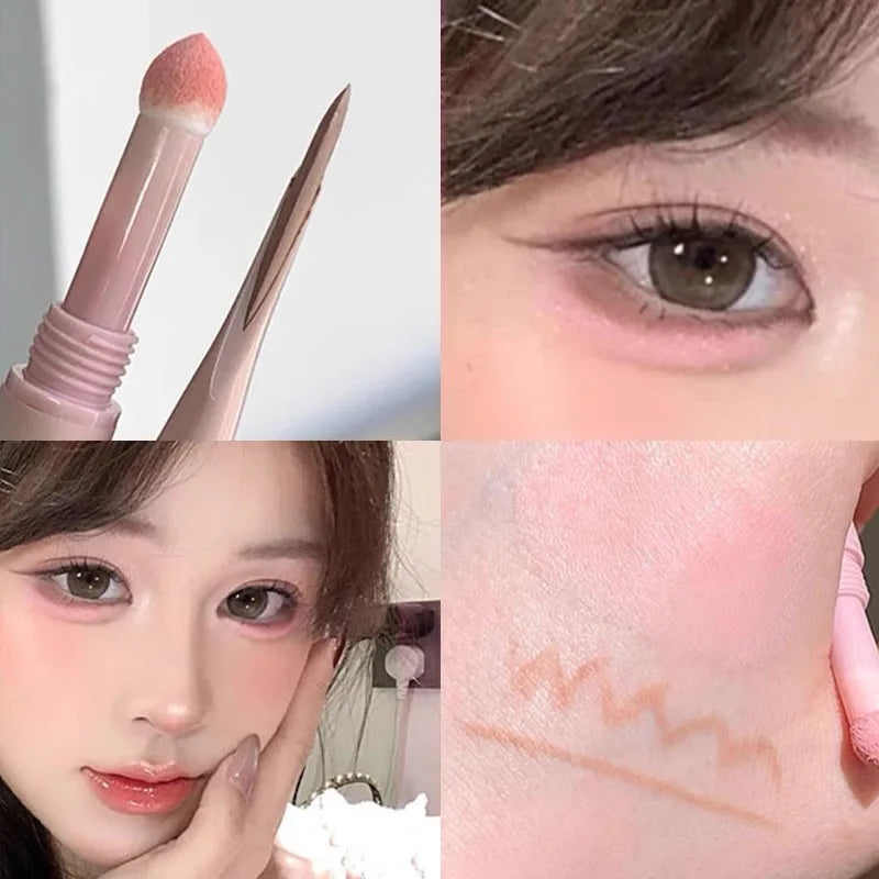 Double-Ended Lying Silkworm Pen – Waterproof Glitter Eyeliner