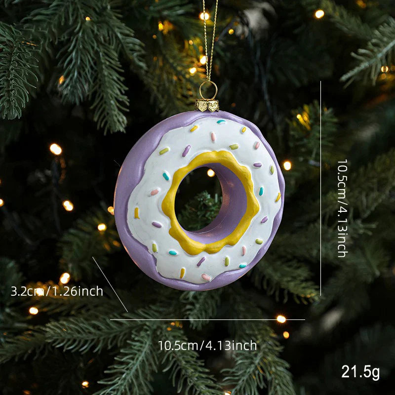 Macaron Christmas Hanging Ornaments – Cute Tree Pendants