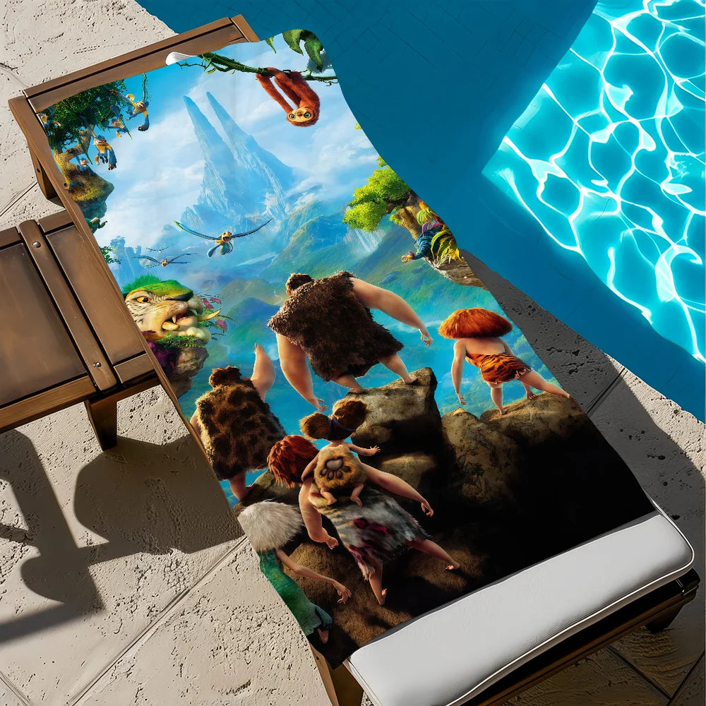 The Croods 2 Quick-Dry Beach Towel | Soft Pool & Travel Towel