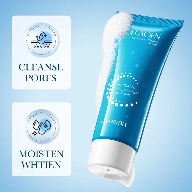 Collagen Facial Cleanser – Moisturizing Anti-Wrinkle Cleansing Milk