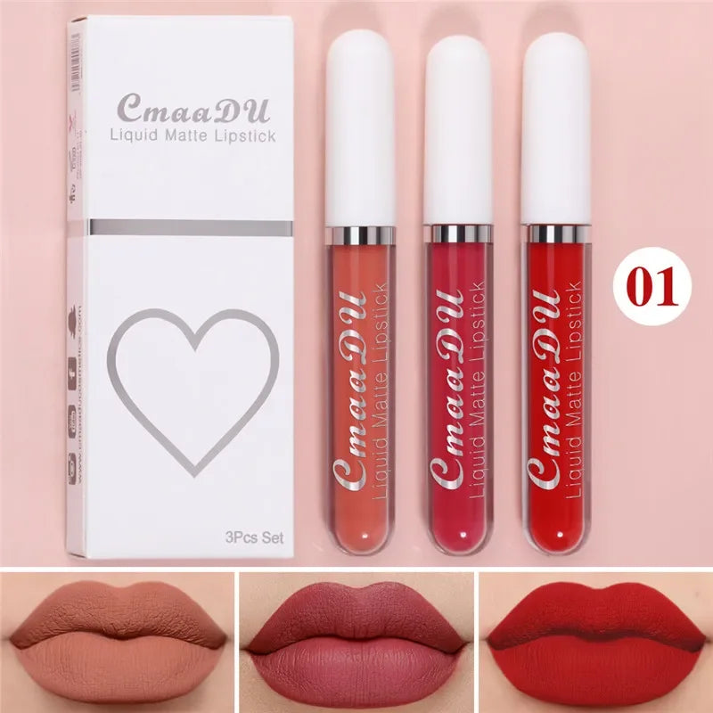 IFANYUO 6-Pc Matte Liquid Lipstick Set – Waterproof Velvet Lip Gloss