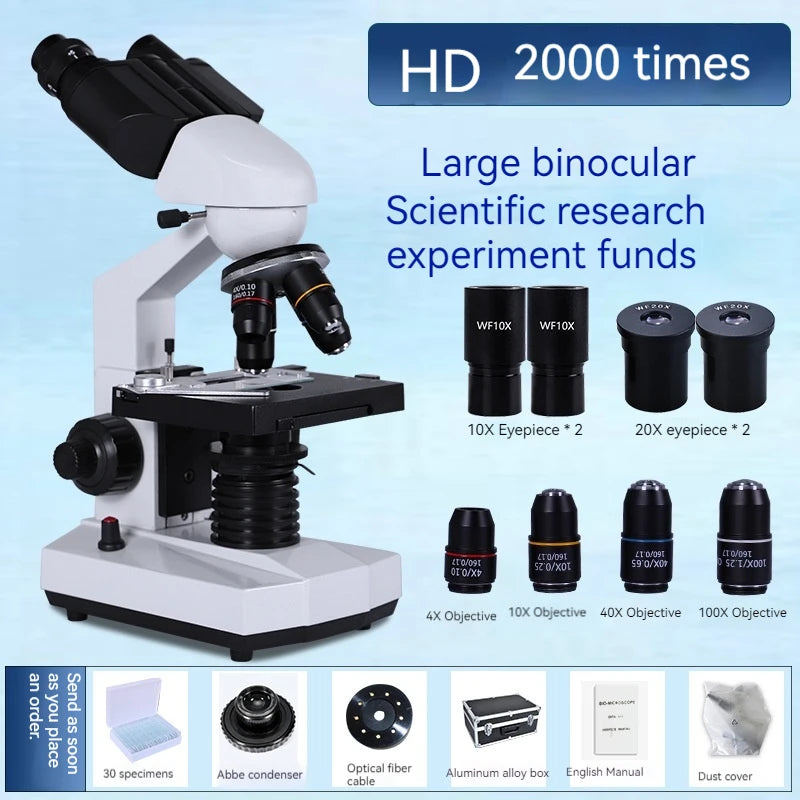 Binocular Electron Microscope Laboratory Research Microscope Maintenance Beauty Electronic Magnifying Glass Peaceful Pleasures Health and Wellness 3